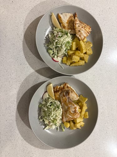 Customer photo review of 5KG Snapper Fillets (Skinned and Boned) Frozen