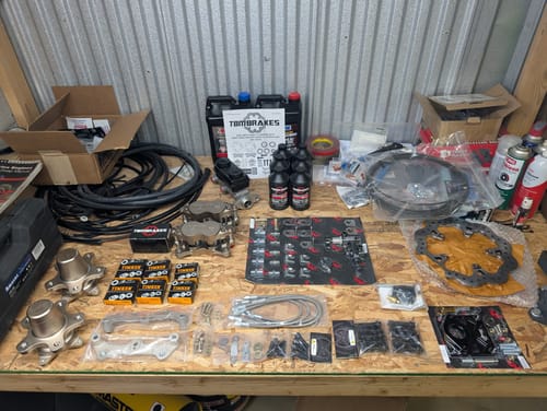 Customer photo review of 79-87 Buick Regal / Regal Grand National Drag Racing Front Brake Kit (F3 Caliper) 001-0272-1