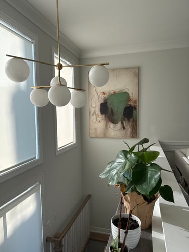 Customer photo review of Abstract Painting Canvas #AP120