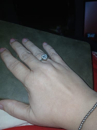 Customer photo review of Forever In My Heart Urn Ring