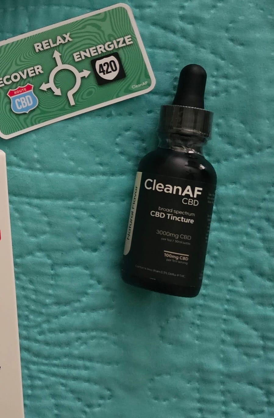 Customer photo review of Natural Regular Strength CBD Tincture