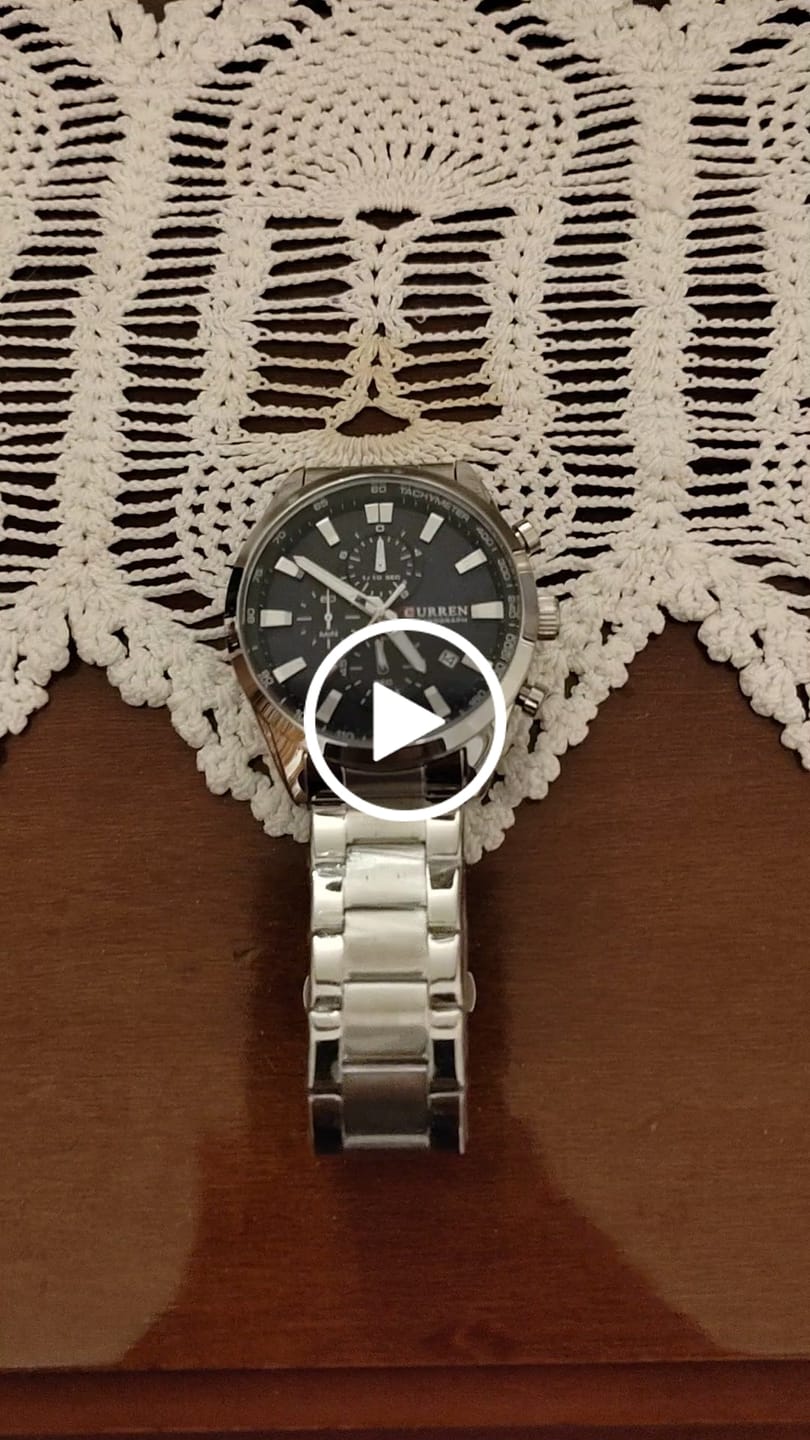 Customer video review of Curren Monte Carlo® orologio uomo acciaio