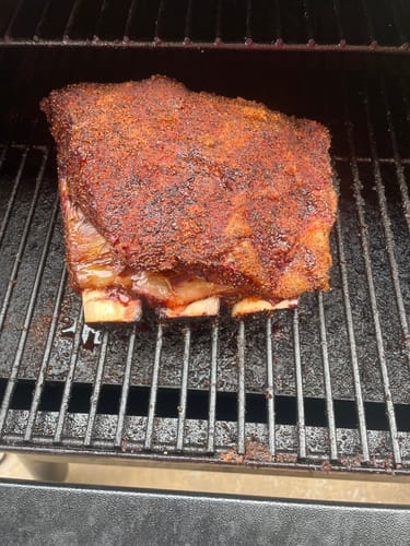 Customer photo review of Buy Bone-In Short Ribs, get FREE Meat Church Holy Cow Seasoning!