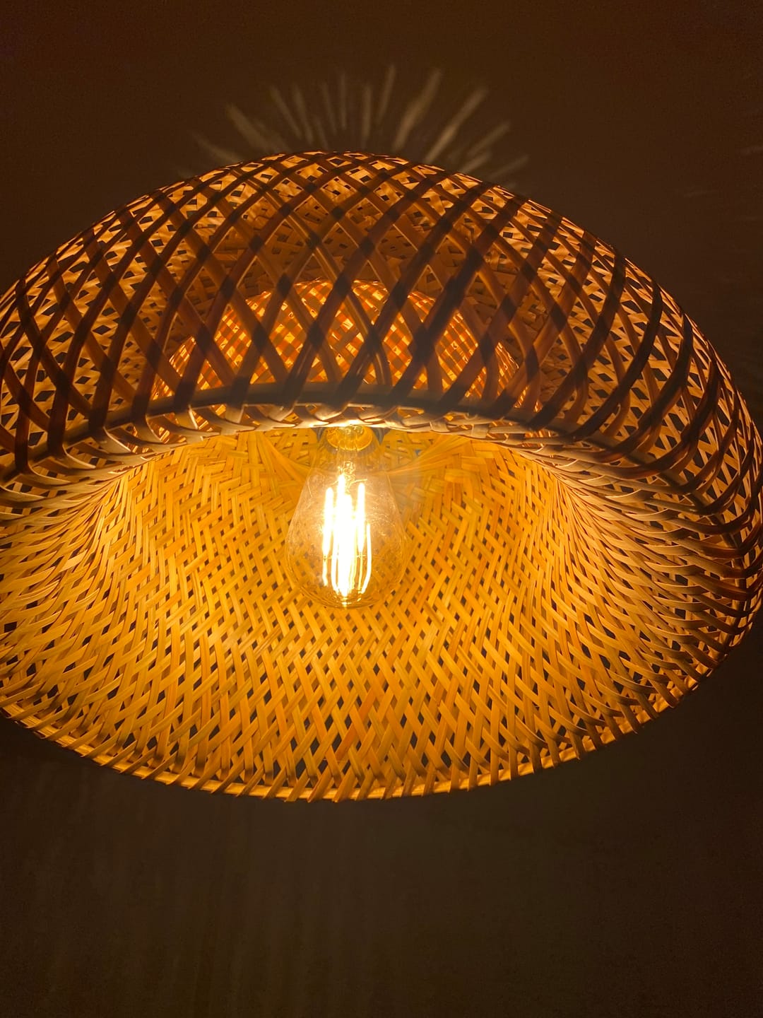 Customer photo review of Bec LED E27 Vintage ST64 6W