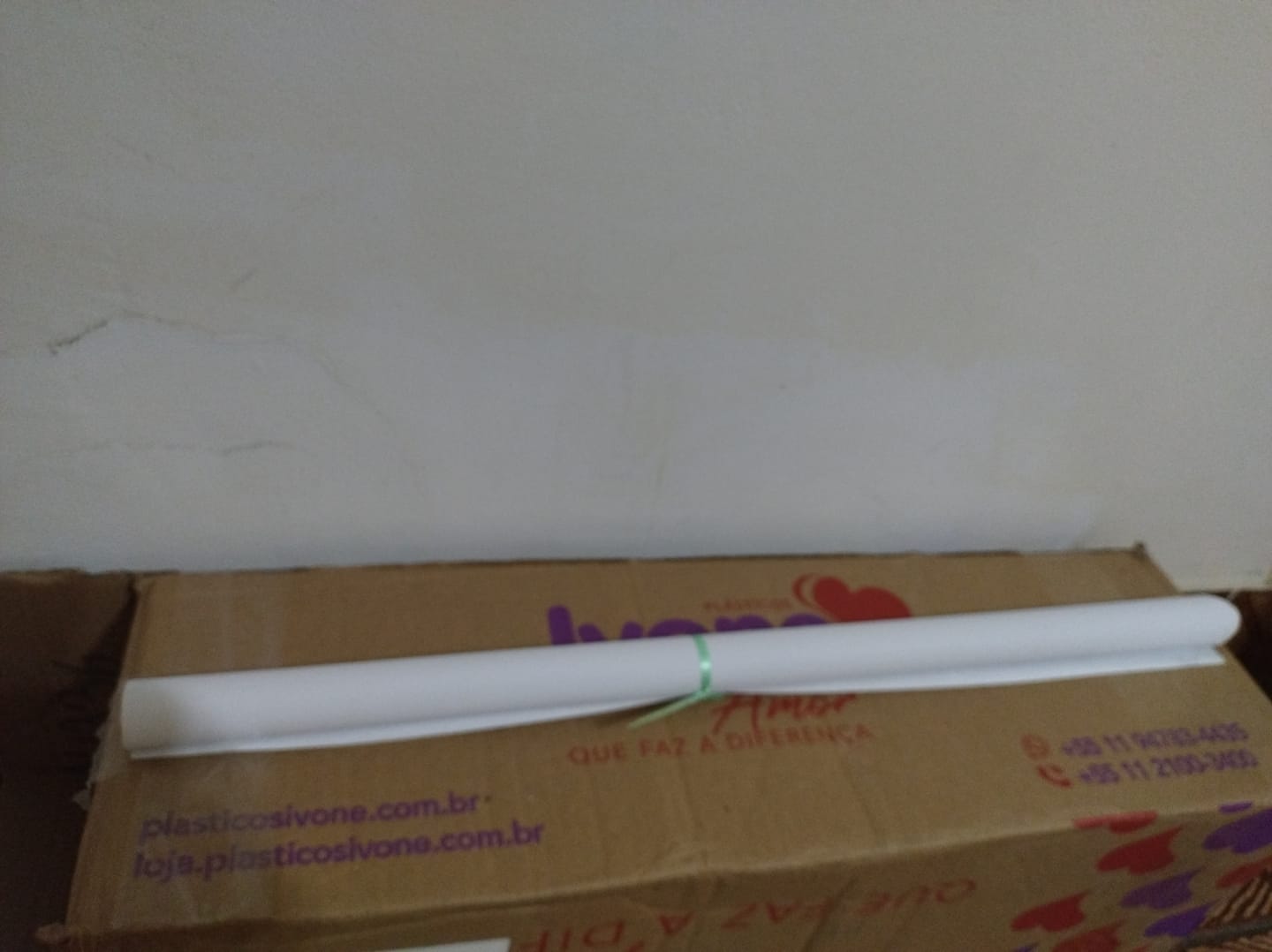 Customer photo review of NYLON 190T EMBORRACHADO COR BRANCO