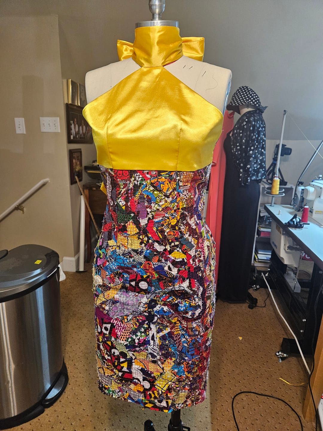 Customer photo review of Amethist Purple Liquid Bridal Satin