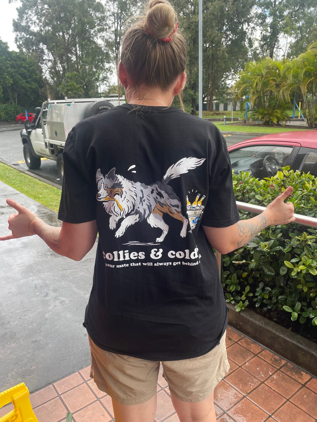 Customer photo review of Collies & Coldies Tee