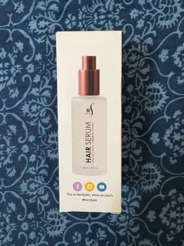 Customer photo review of Argan Oil Hair Serum