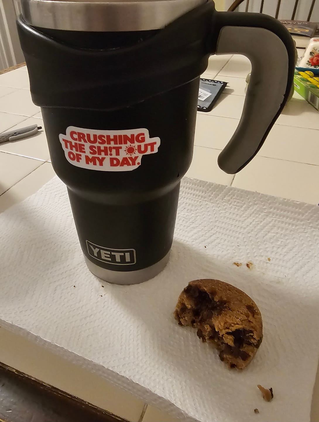 Customer photo review of Cookie Dough Chocolate Chip Truffle  - 6 Truffles