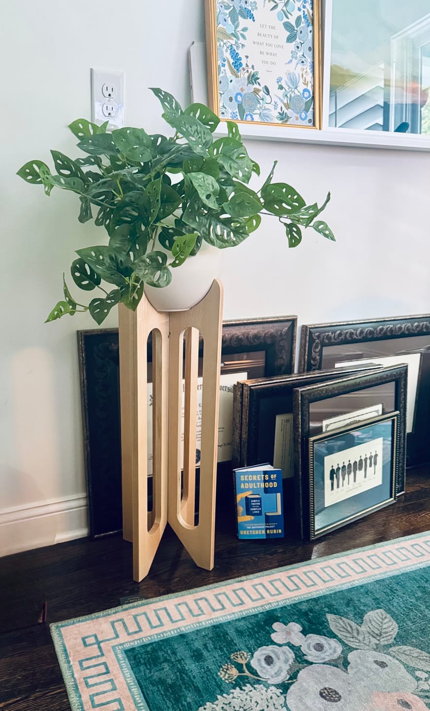Customer photo review of Arches Plant Stand + Pot