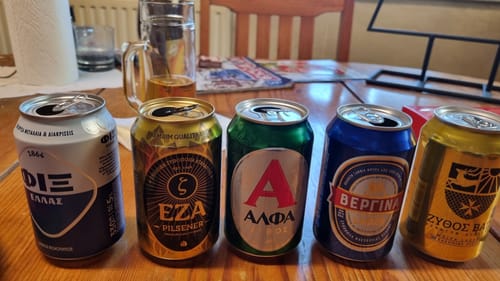 Customer photo review of Vergina beer can - 6x330ml