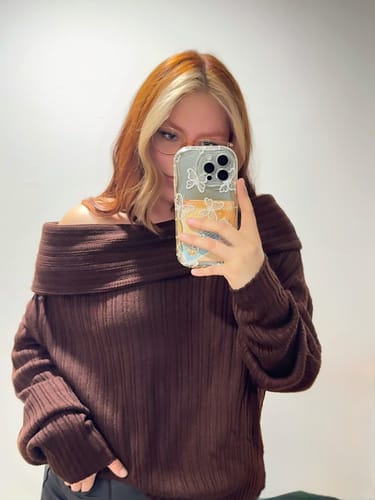 Customer photo review of SWEATER LINA CAFÉ