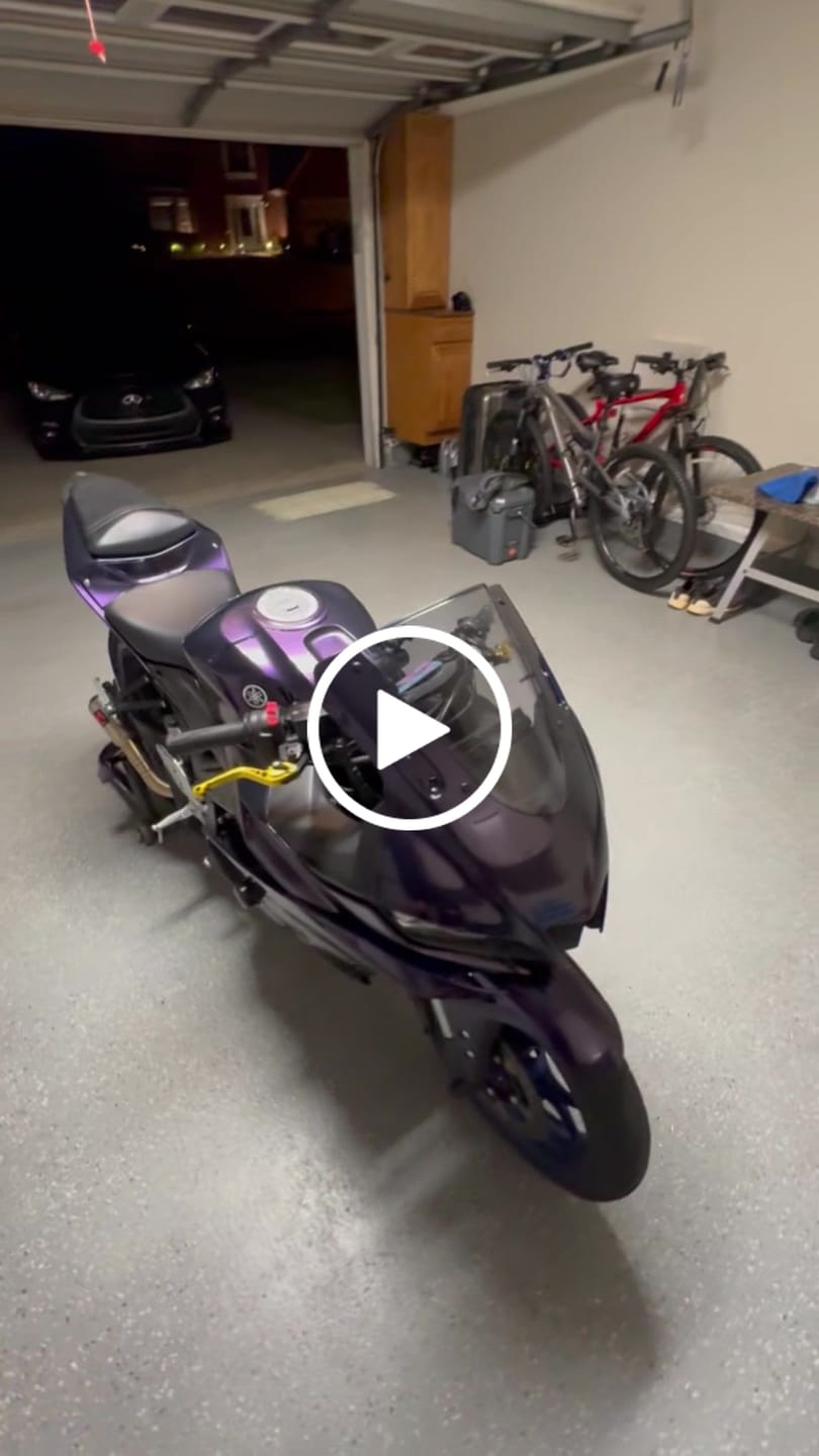 Customer video review of Glossy Metallic Midnight Purple Vinyl Wrap
