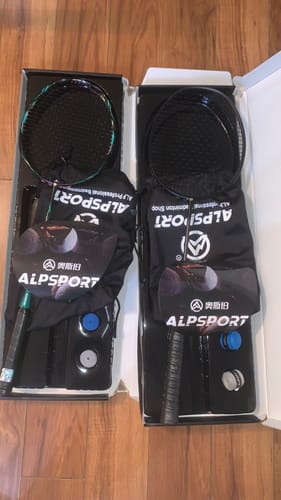 Customer photo review of ALPSPORT 5U BADMINTON RACKET-SCALE SNAKE