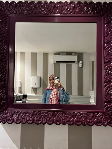 Customer photo review of Bertamu Square (Powder Blue)