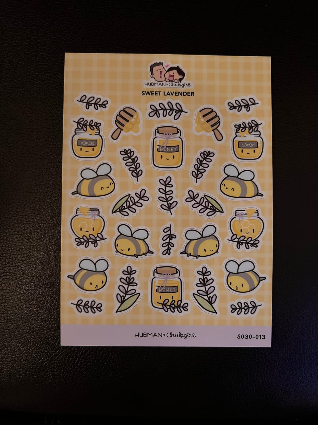 Customer photo review of Sticker Sheet - Sweet Lavender