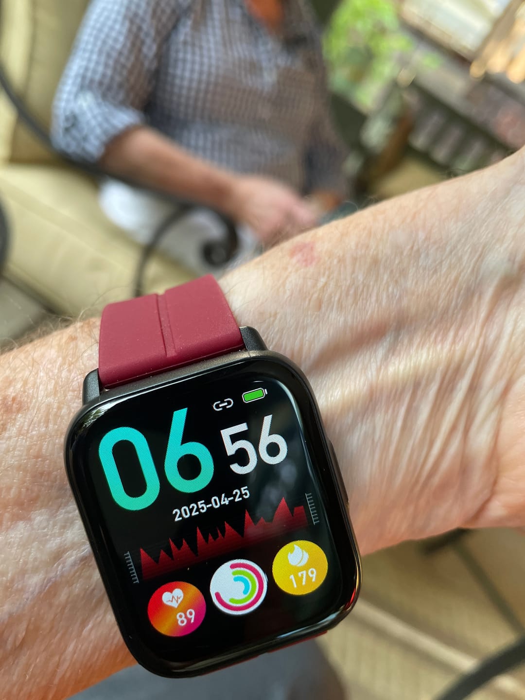 Customer photo review of Red Sport Loop