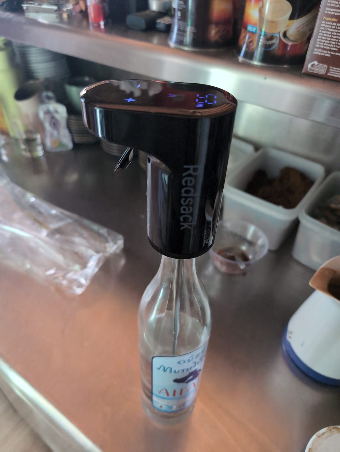 Customer photo review of SipVault™ - Smart Dispenser