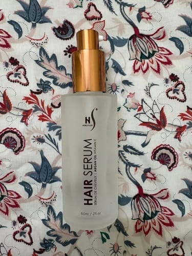 Customer photo review of Argan Oil Hair Serum