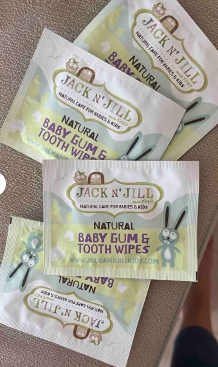 Customer photo review of Jack N’ Jill Steril Bebek Diş ve Damak Mendili - 25'li Paket (Kasada Ekstra %15 İndirim)