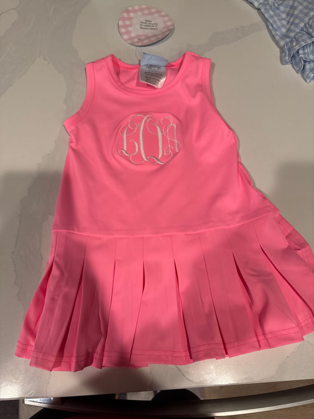 Customer photo review of Hot Pink Tennis Dress
