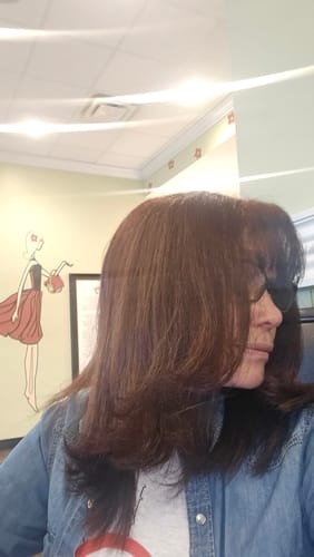 Customer photo review of Recovery Hair Mask