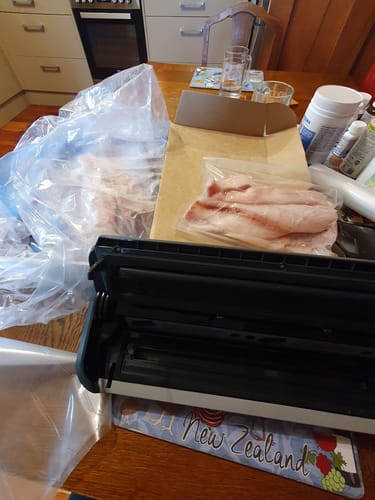 Customer photo review of 5KG Snapper Fillets (Skinned and Boned) Frozen