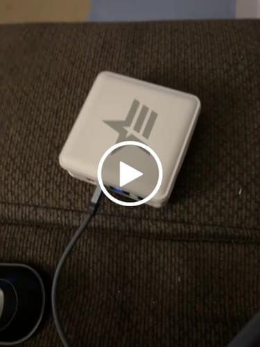 Customer video review of 4 in 1 Wireless Power Bank Charger
