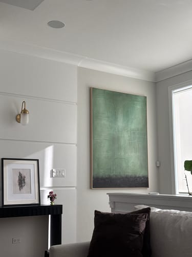 Customer photo review of Abstract Painting Canvas #AP065