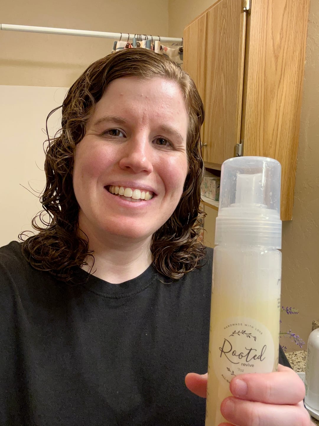 Customer photo review of Revive Face Wash