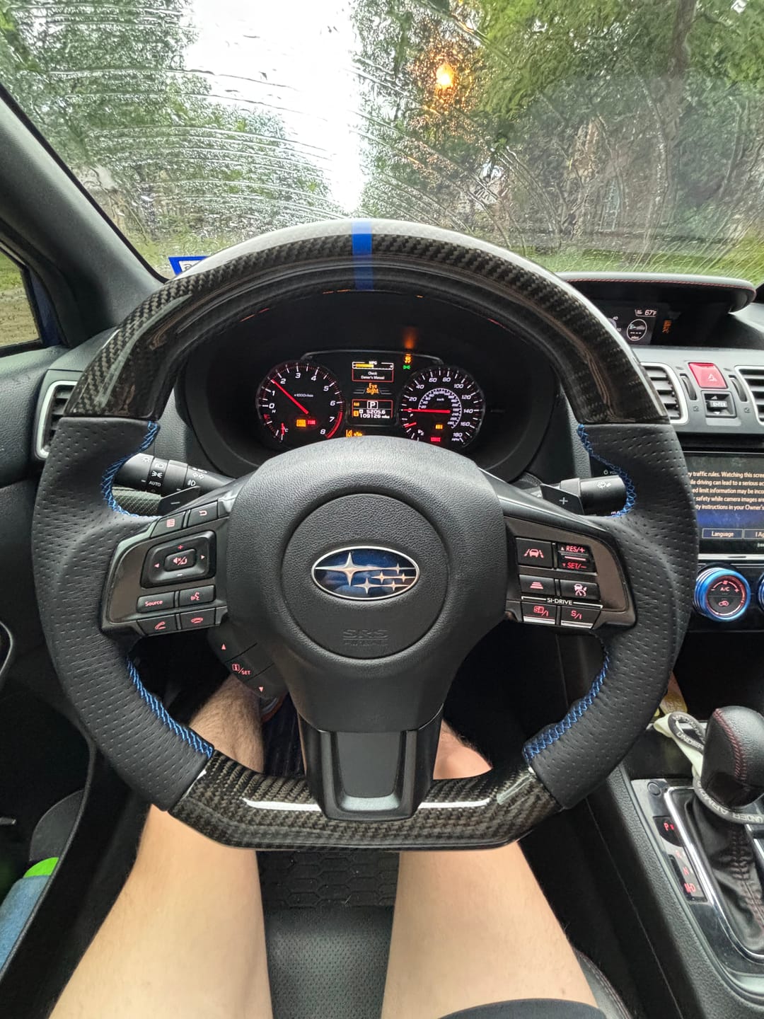 Customer photo review of 2015-21 Carbon D-Shape Steering Wheel