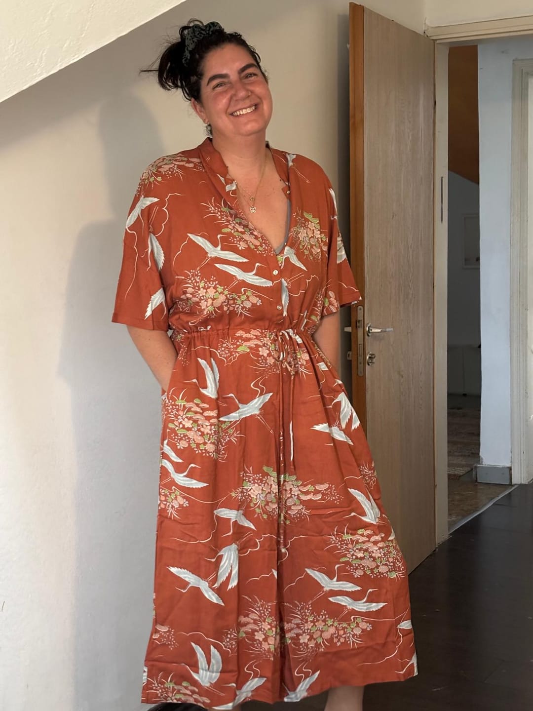 Customer photo review of אוברול גל עגורים