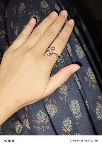 Customer photo review of RUBY BLISS RING