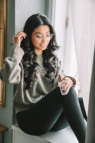 Customer photo review of Argan Oil Hair Serum