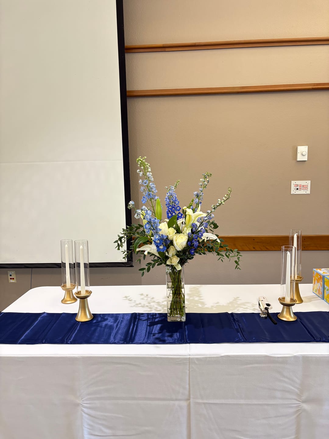 Customer photo review of Light Blue Delphinium