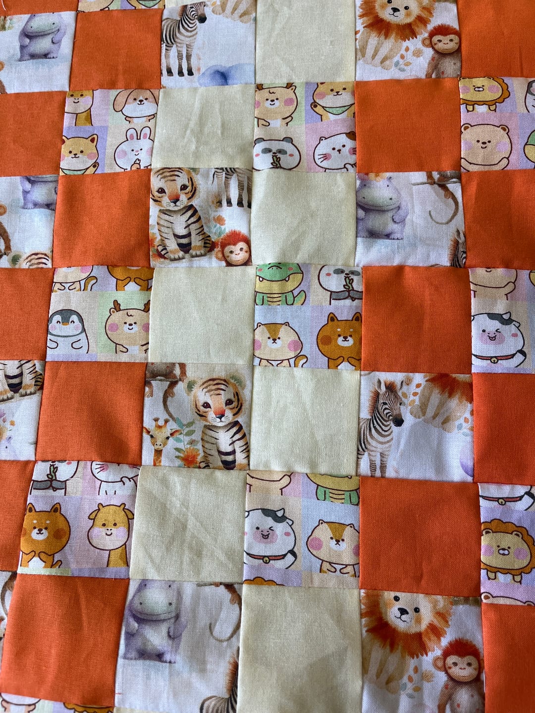 Customer photo review of 4 Piece Fat Quarter Bundle- 100% Cotton (Animal Love)