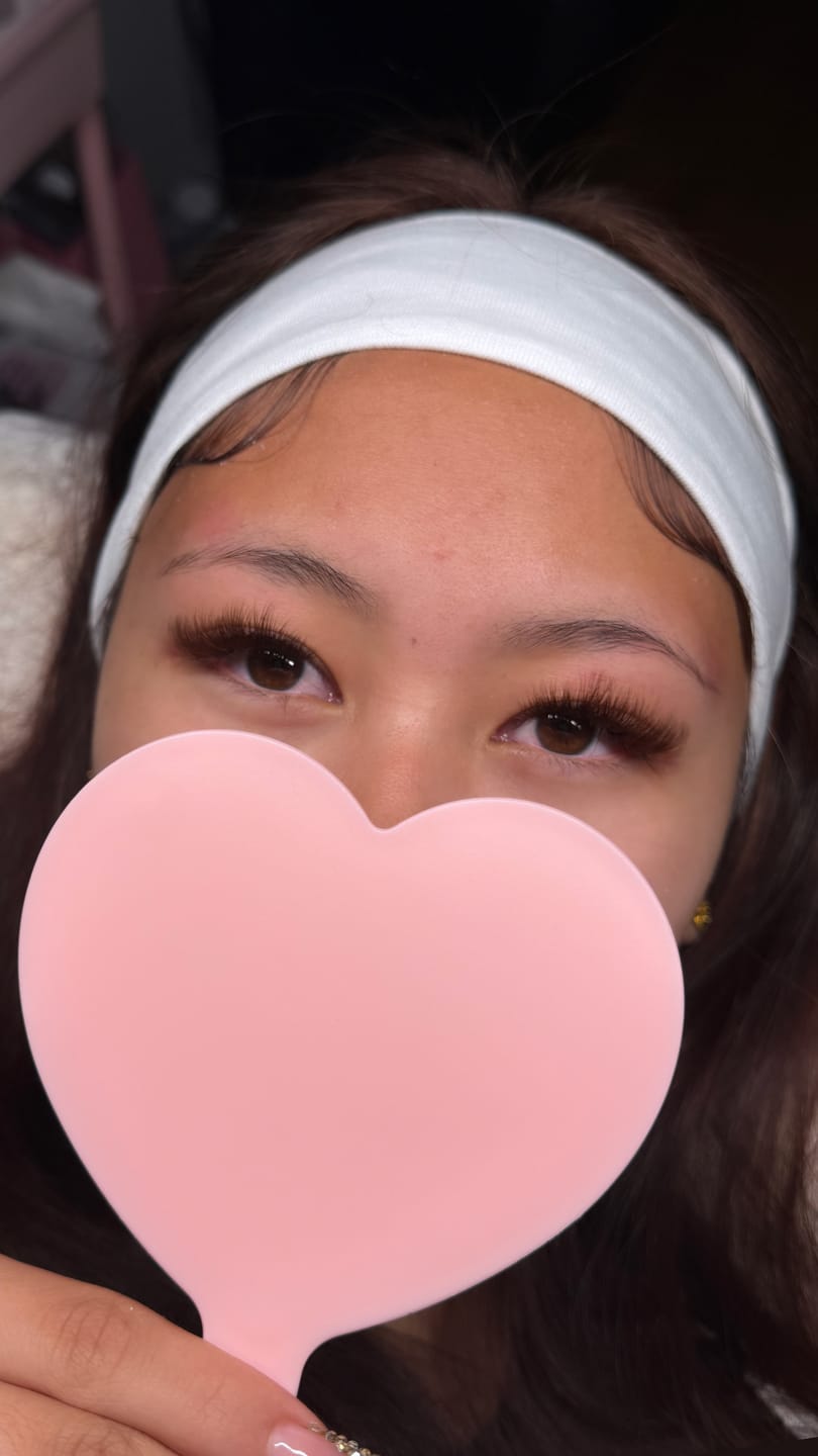 Customer photo review of Brown Color Lash 0.03/0.05mm