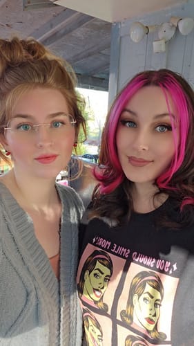 Customer photo review of Lovie Eyeglasses