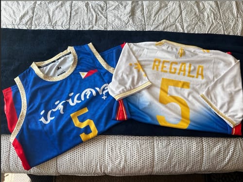 Customer photo review of Philippines Custom Football Jersey
