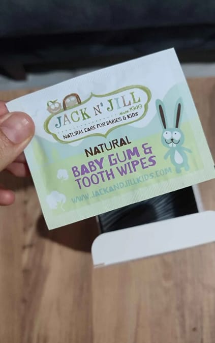 Customer photo review of Jack N’ Jill Steril Bebek Diş ve Damak Mendili - 25'li Paket (Kasada Ekstra %15 İndirim)