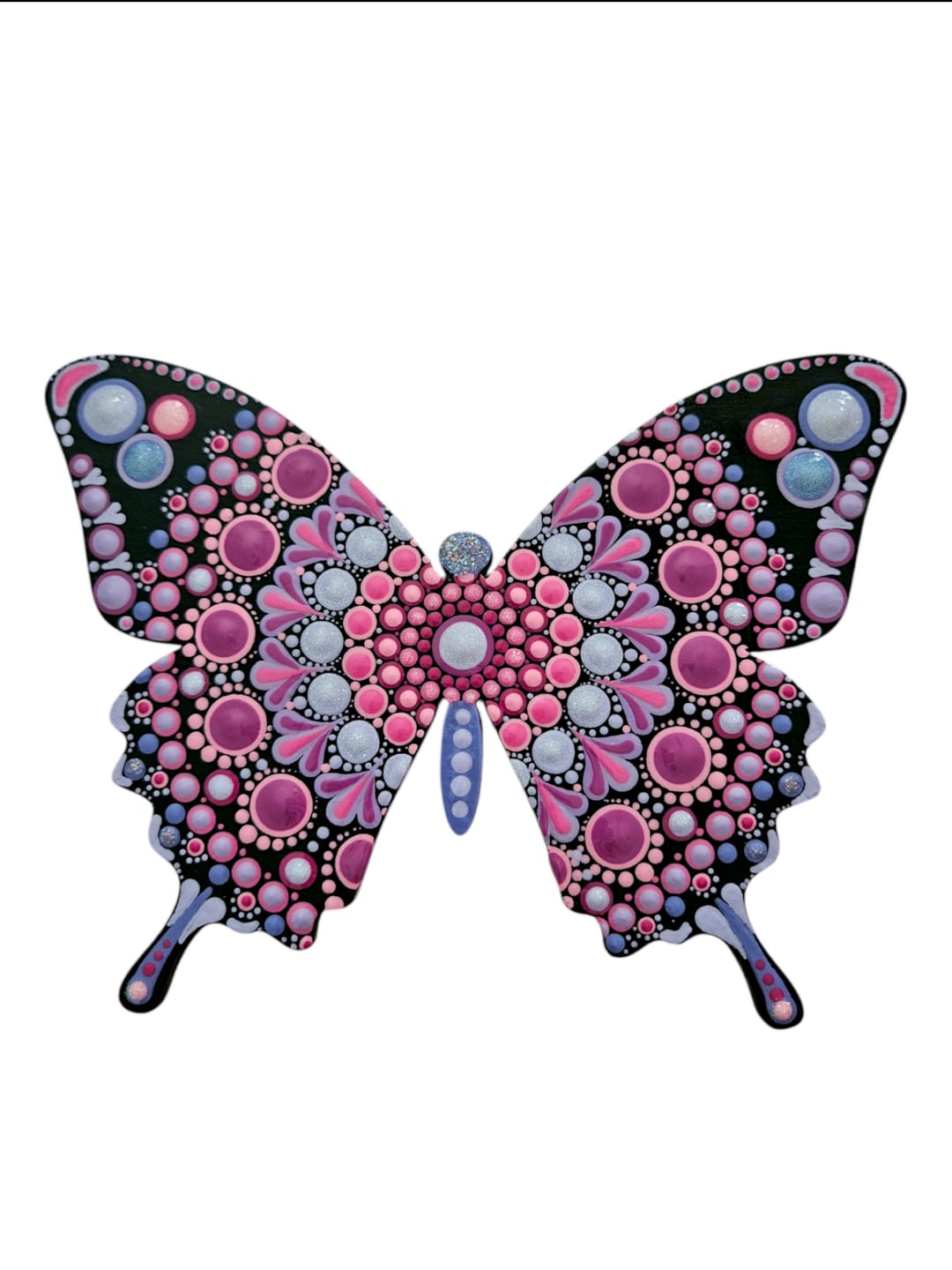 Customer photo review of Unfinished Wood Butterfly | Insect | Animal | Wildlife | Craft Cutout | up to 24" DIY