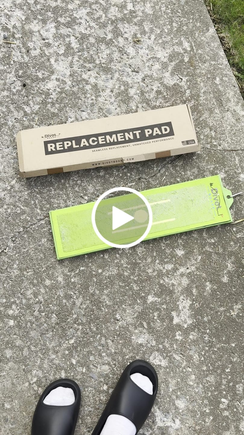 Customer video review of Divot Board Replacement Pad