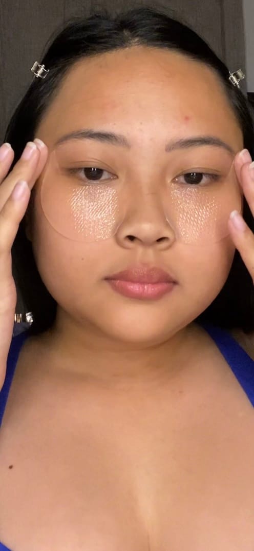 Customer photo review of Collagen eye patch Jericho rose jelly