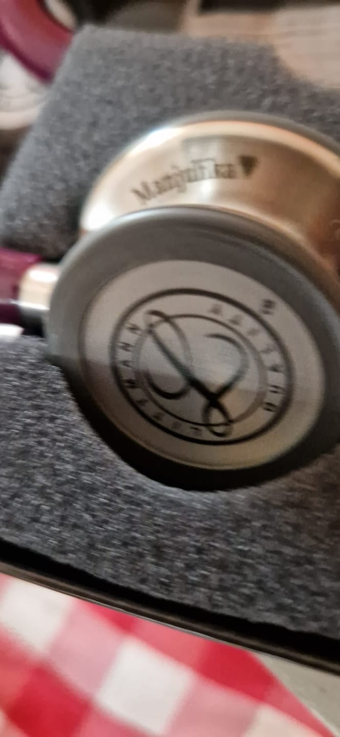 Customer photo review of Littmann Classic III Monitoring Stethoscope: Plum 5831