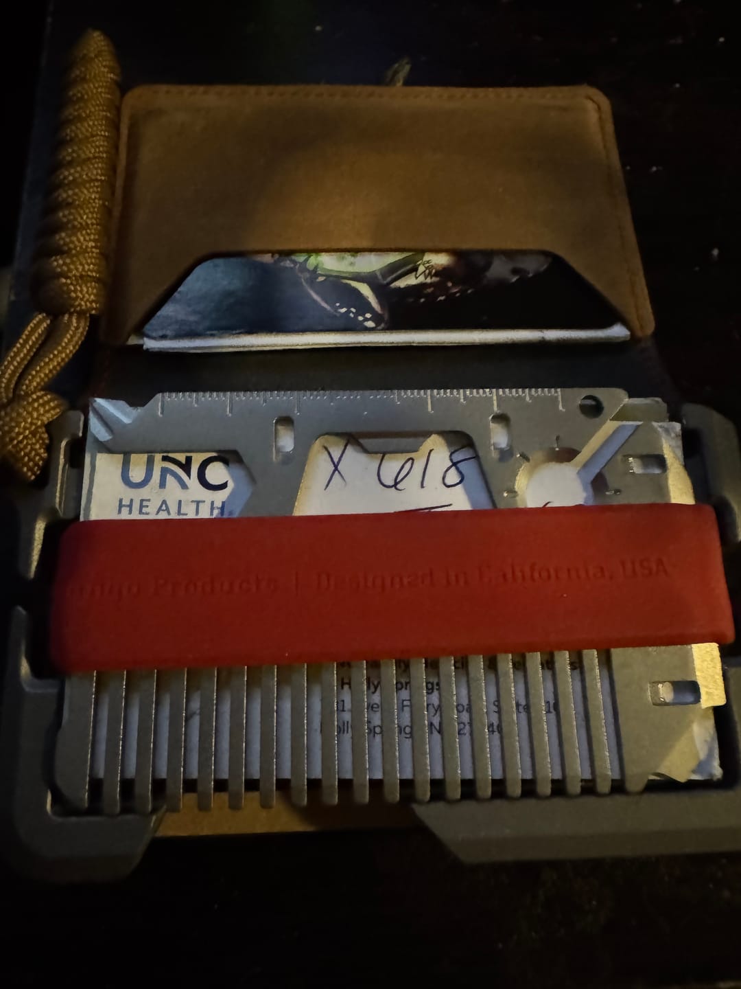 Customer photo review of D01 DAPPER™ BIFOLD WALLET - SPECIAL EDITION - SLATE GREY
