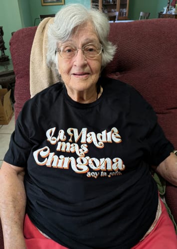Customer photo review of La Madre Mas Chingona OG T-Shirt