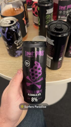 Customer photo review of Sour Puss RTD Apple 24 x  330ml