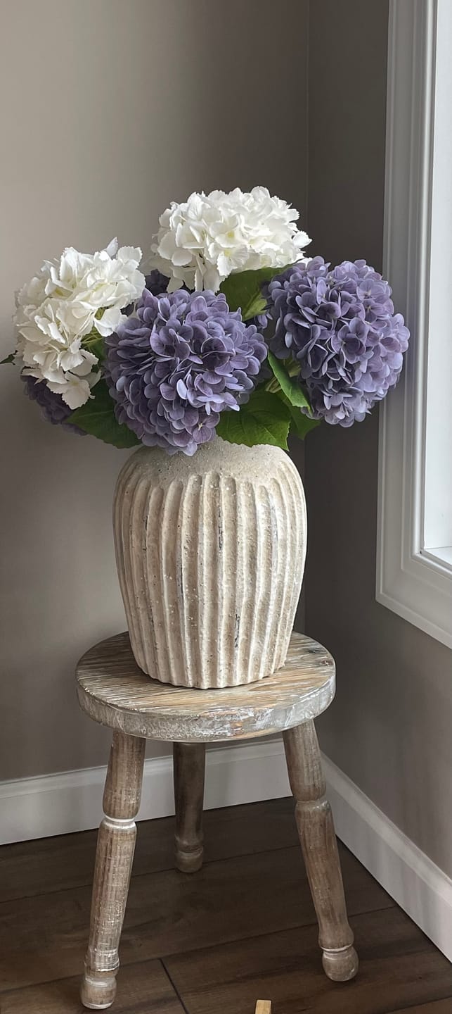 Customer photo review of Real Touch Hydrangea | Lilac