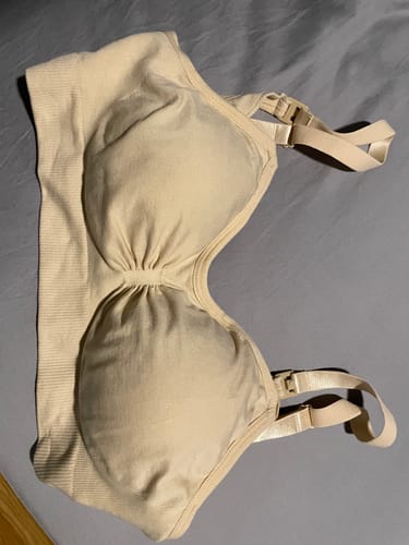 Customer photo review of Lovemère Seamless Nursing Bra