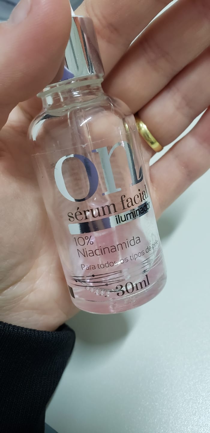 Customer photo review of Sérum Facial Niacinamida ON